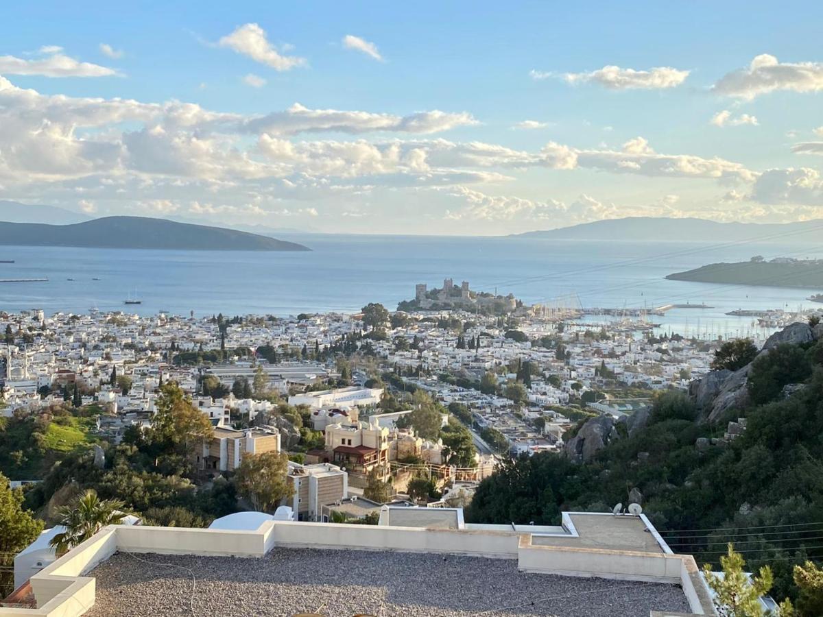 Bodrum Burcu Residence, Magnificent Sea View, Cozy, Free Otopark, Free Wifi Kültér fotó