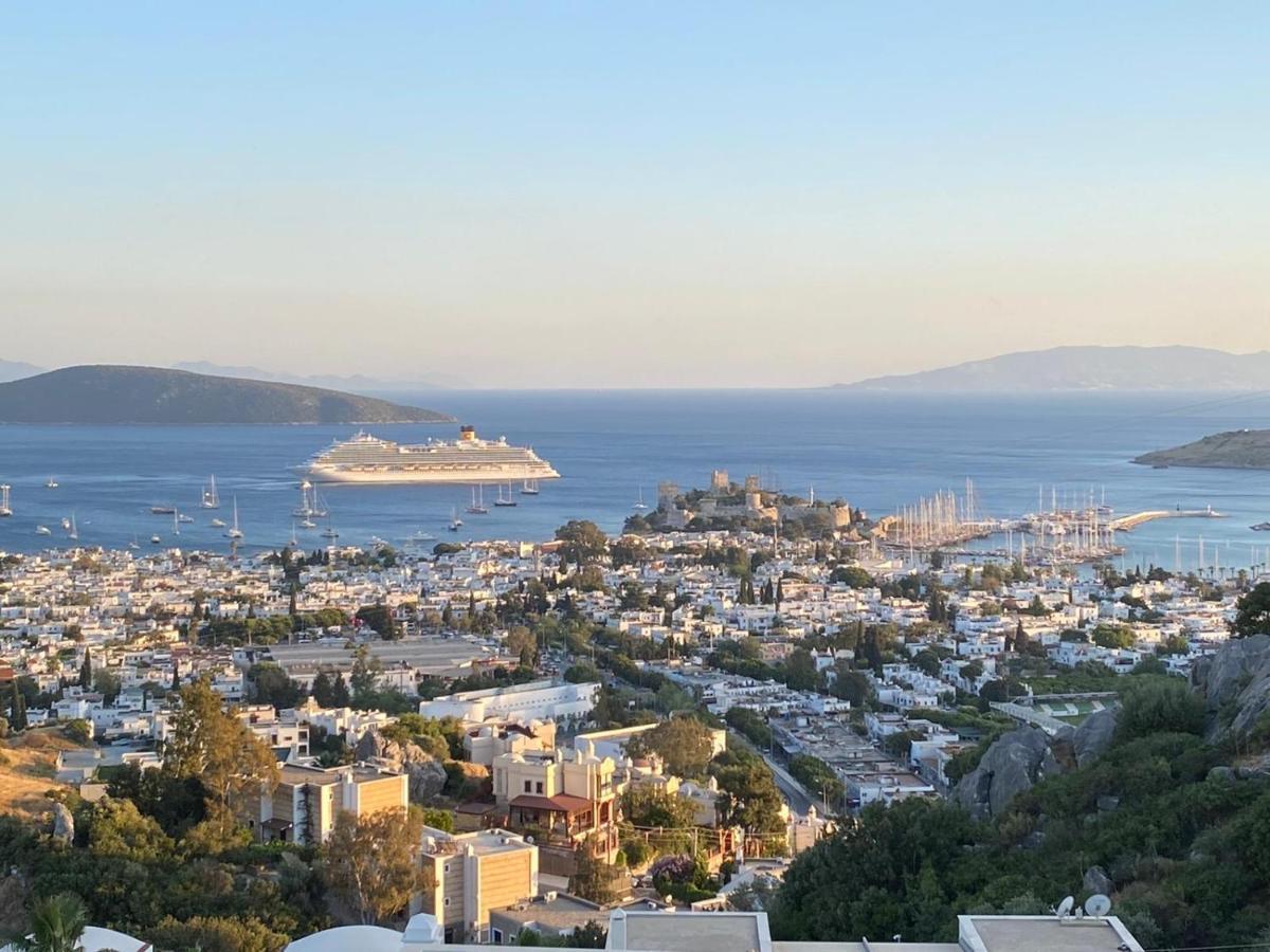 Bodrum Burcu Residence, Magnificent Sea View, Cozy, Free Otopark, Free Wifi Kültér fotó