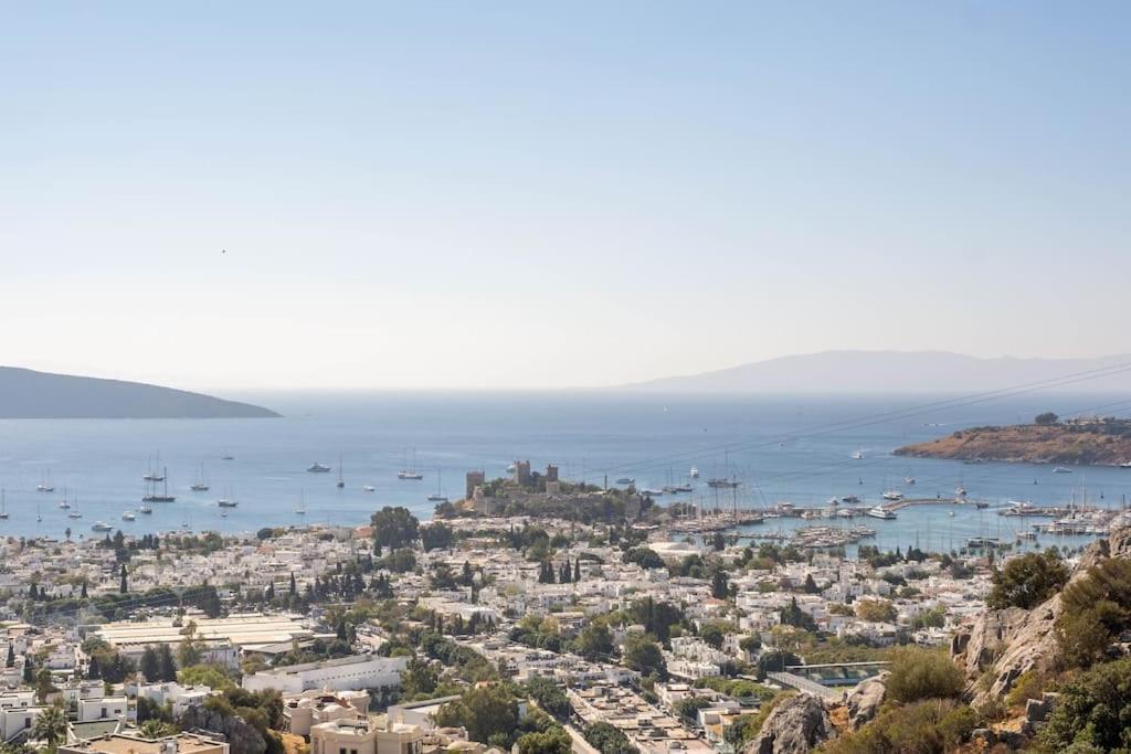 Bodrum Burcu Residence, Magnificent Sea View, Cozy, Free Otopark, Free Wifi Kültér fotó